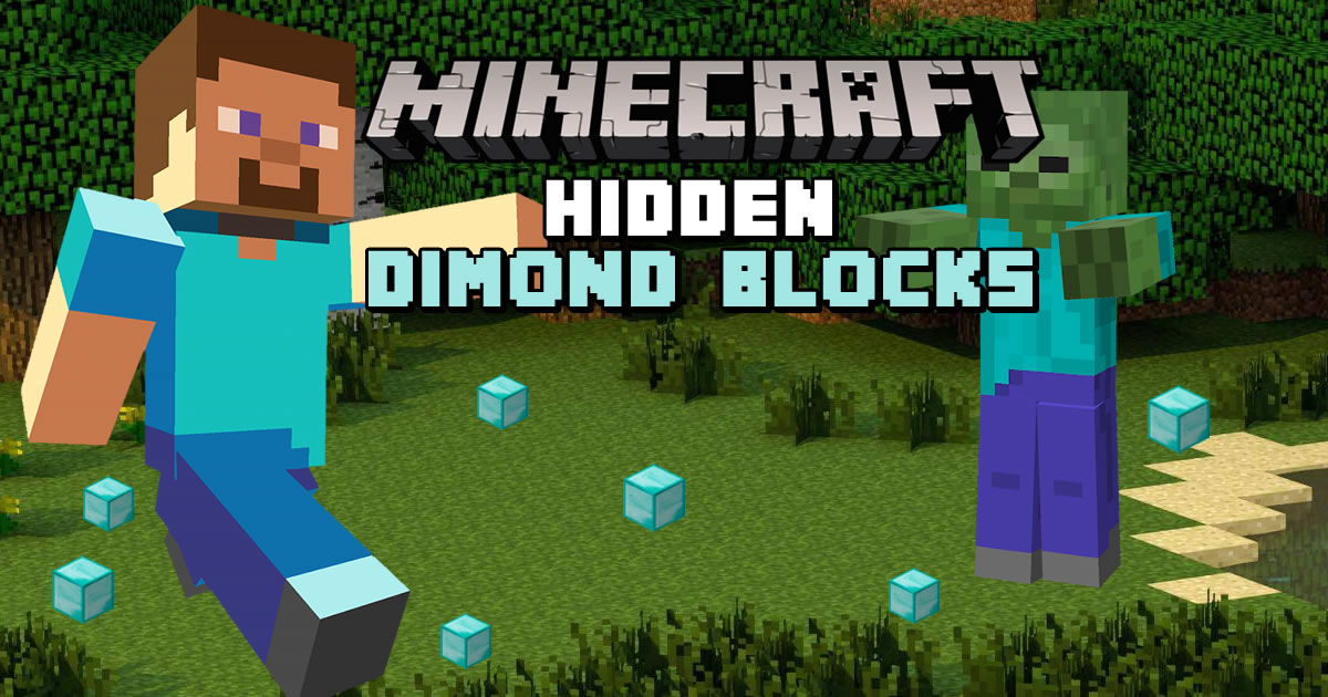 Minecraft Gizli Elmas Blokları