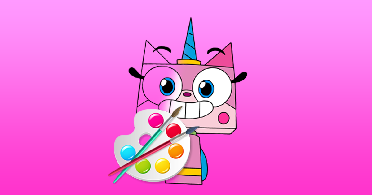 Image Unicorn Kitty Boyama Kitabı