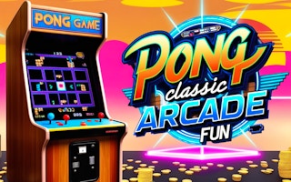 Pong Oyunu Klasik Arcade Bir gülme!